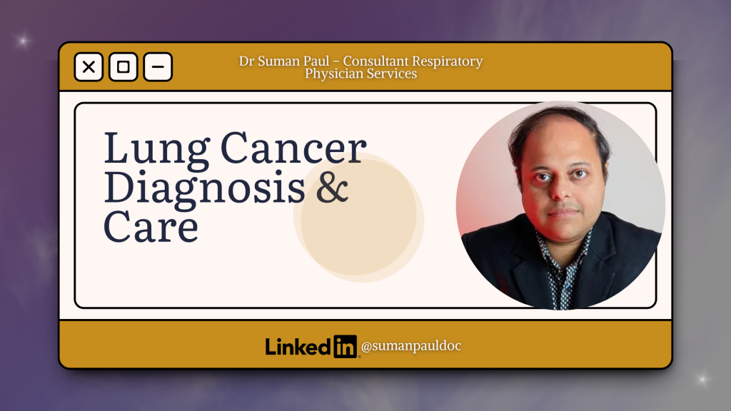 Arrange a Lung Cancer Assessment with dr suman paul