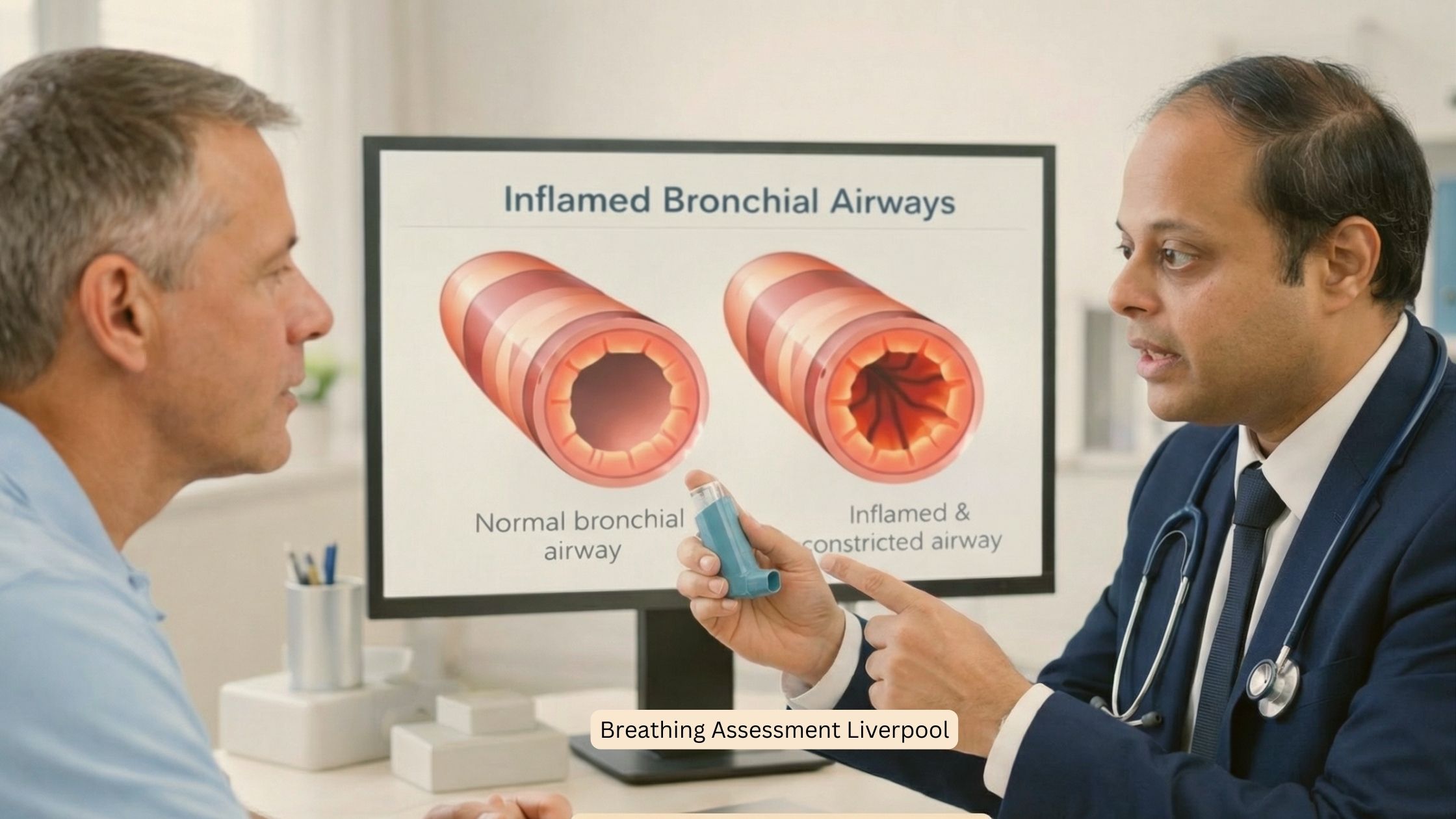 Breathing and respiratory assessment in Liverpool clinic