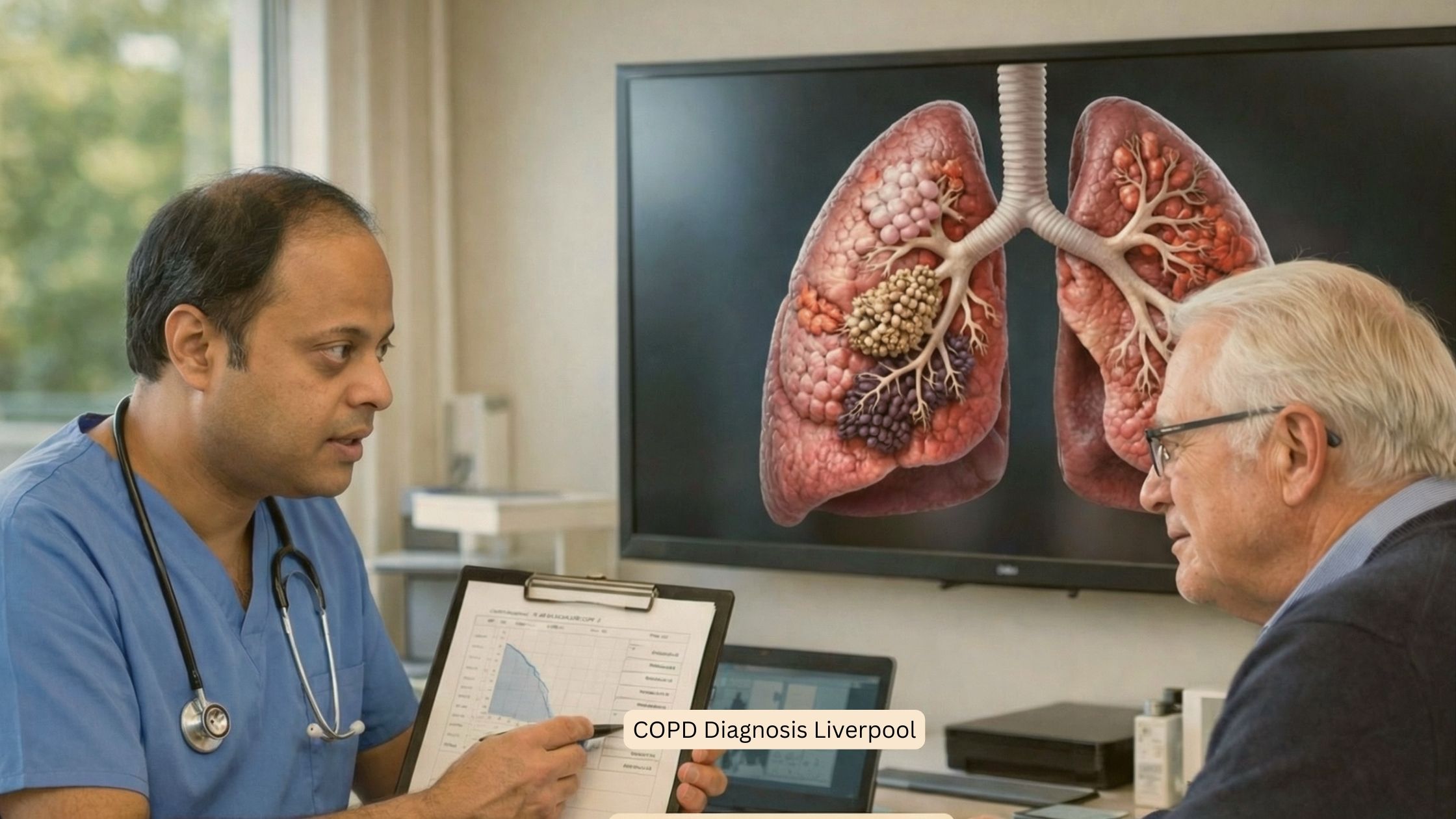 COPD diagnosis and management consultation in Liverpool